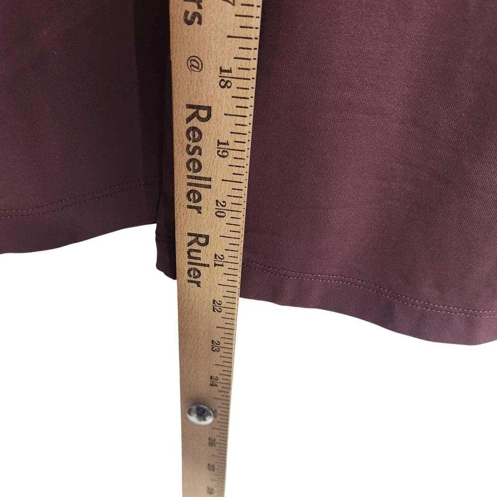 PATAGONIA Pants Womens Medium Eggplant‎ Capri Wide Leg Drawstring Pockets - Picture 7 of 9